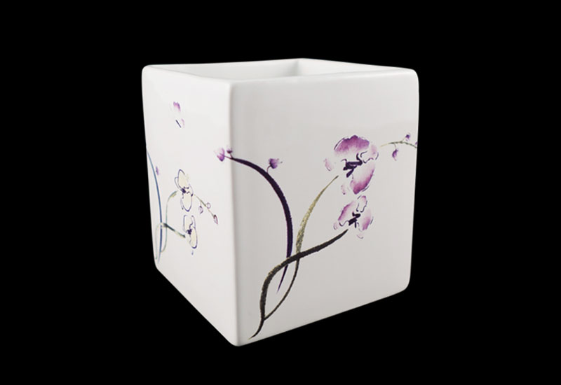 T20-蘭花蝴蝶筆筒